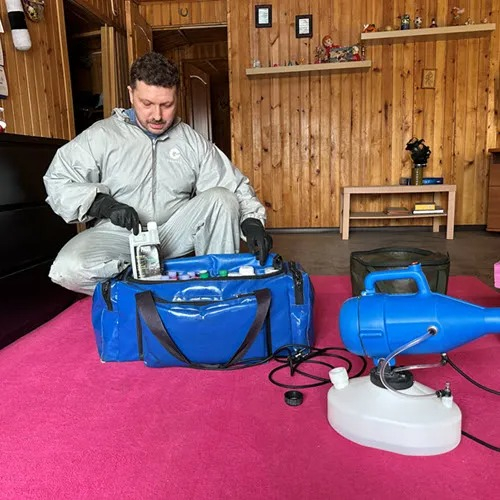 ФОТО Полное удаление ртути в помещениях в Артеме